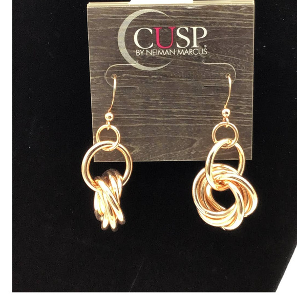 Cusp By Neiman Marcus Gold Earrings - Picture 1 of 3